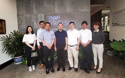 EPSON(愛普生)事業部一行訪問信達電通